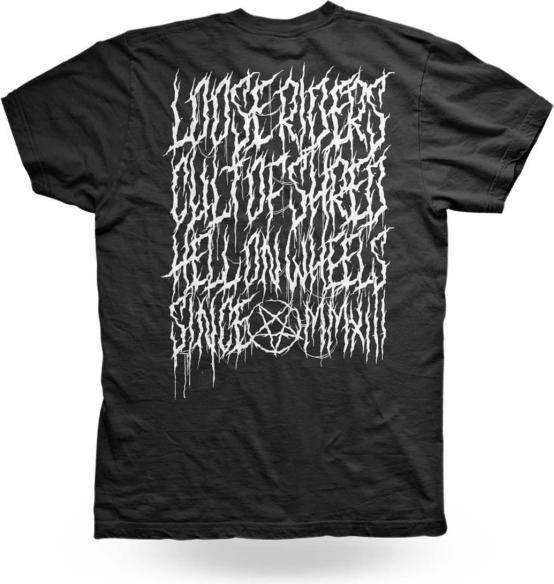 Actual product image Loose Riders Black Metal Tee (M)