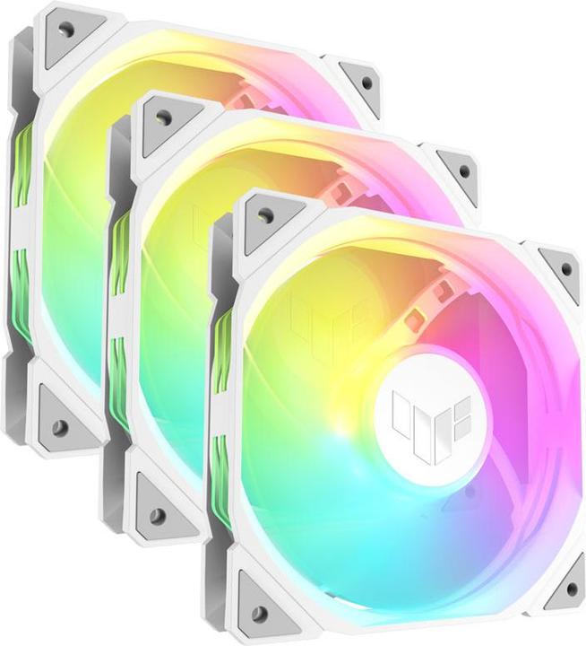 Produktbild ASUS Fan TUF GAMING TR120 FAN ARGB REV WHT 3IN1 (120 mm, 3 x)