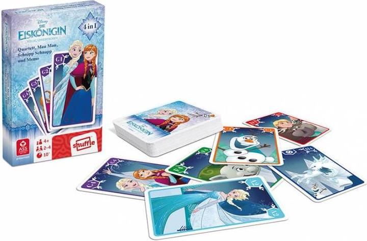 Produktbild Cartamundi Kartenspiel Frozen Quartett & Mau Mau (Deutsch, Englisch, Französisch, Italienisch)