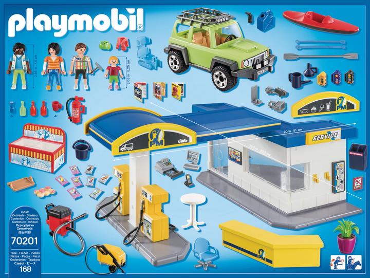 Image du produit Playmobil Grande station-service (70201, Playmobil City Life)