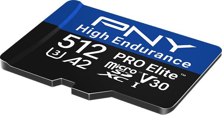 Image du produit PNY Microsd Pro Elite High (512 Go, microSD, U3)