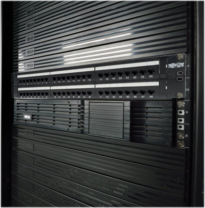 Immagine prodotto Eaton Pannello patch Cat6/Cat5 110 a 48 porte con montaggio a rack 2U 568B RJ45 Ethernet TAA