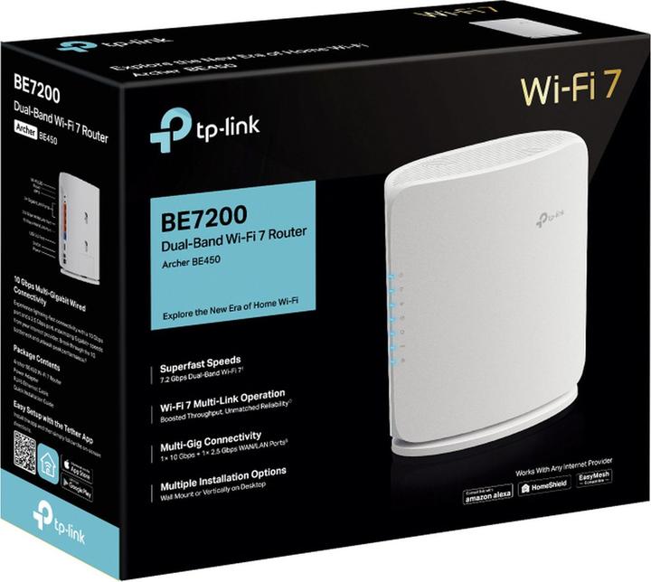 Image du produit TP-Link Archer BE450 Dual-Band WiFi 7 Router