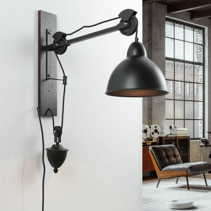 Actual product image Licht-Erlebnisse Wall lamp Brock (E14)