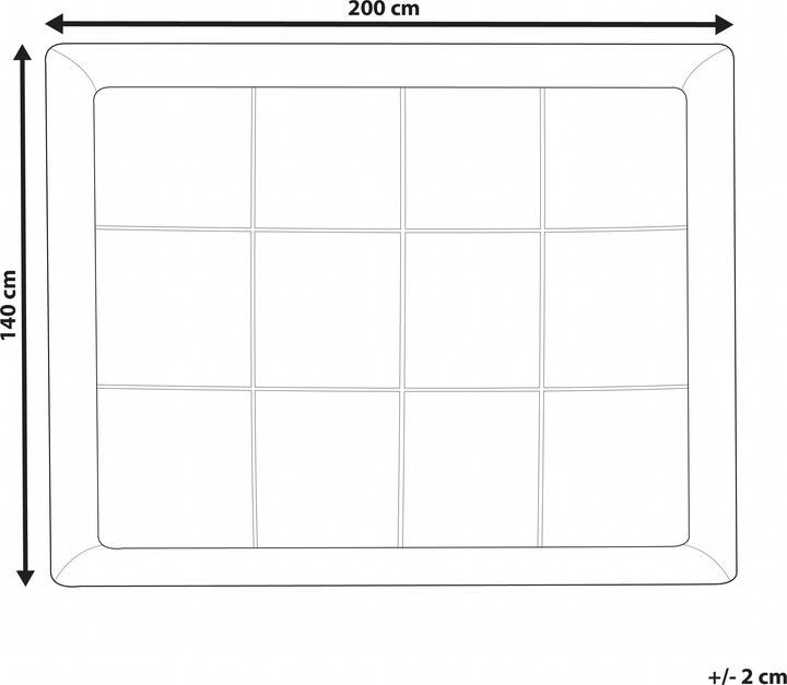 Produktbild Beliani Aizkorri (140 x 200 cm)