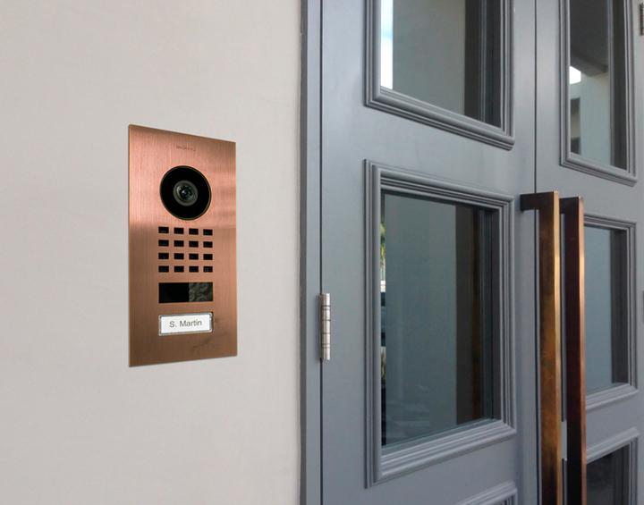 Image du produit Doorbird D1101V Portier Vidéo IP encastré WLAN, LAN Unité extérieure Acier inoxydable V2A (brossé) (WiFi, Câblé)
