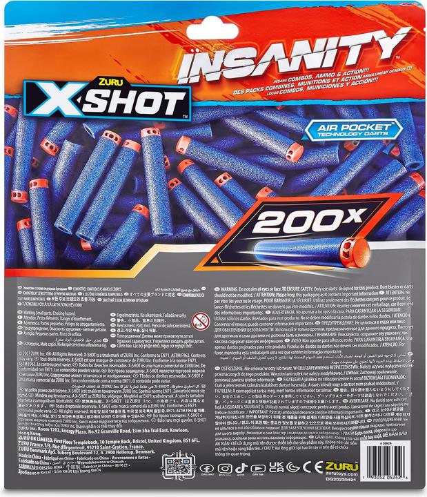 Produktbild Xshot - Insanity 200 Darts Nachfüllpackung