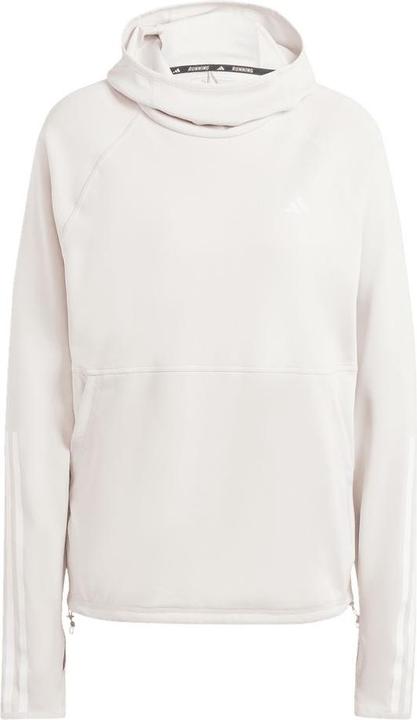 Actual product image adidas Women's Own The Run 3-Stripes Hoodie (M)
