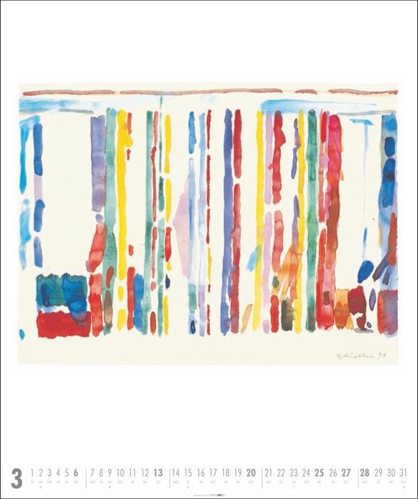 Produktbild Oskar Koller - Farben und Formen Kalender 2026 - Farben und Formen (46 x 55 cm, Deutsch)