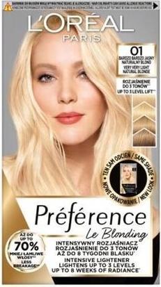 L'Oréal Paris L'Oreal Preference Hair Dye 01 Prague 175Ml (01 Prague)