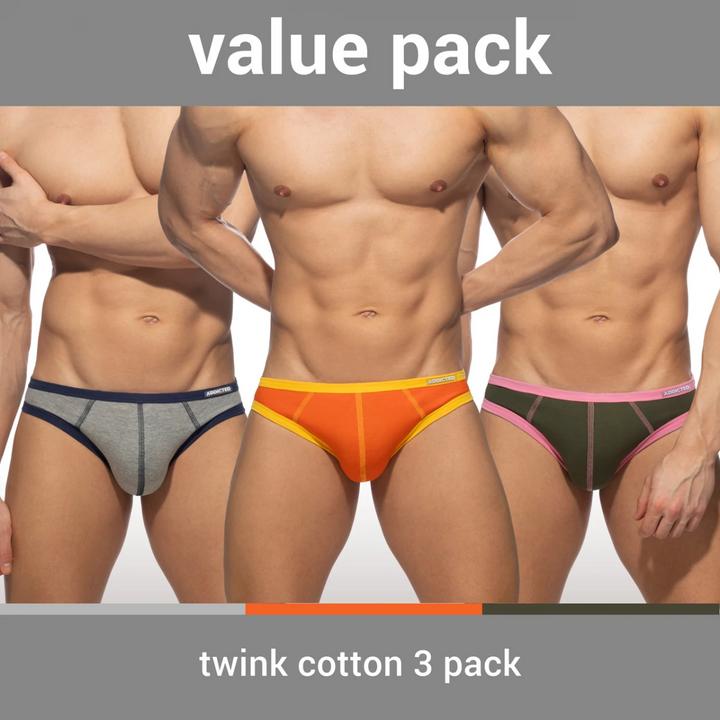 Produktbild Addicted Three Pack TWINK Brief (M)