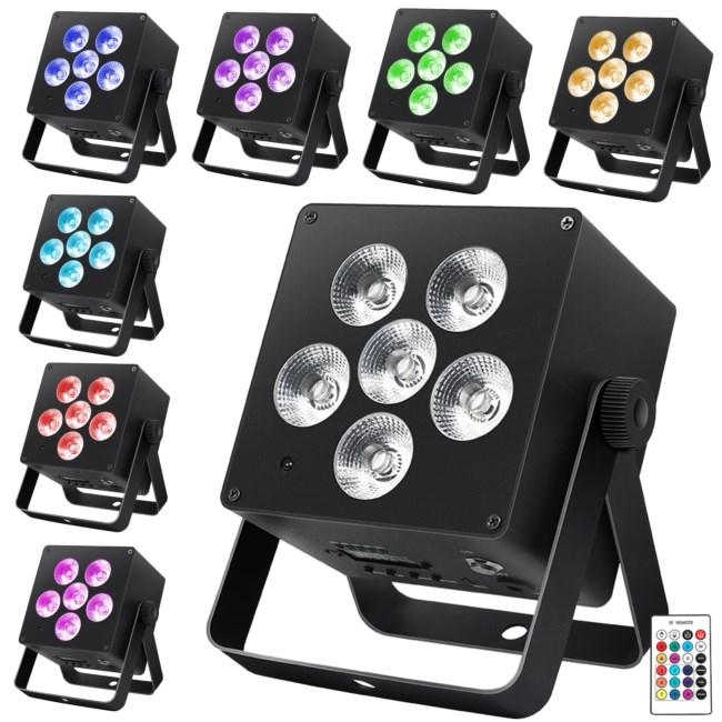 Produktbild Light4Me Batteriebetriebener LED-Strahler ACCU PAR RGBWA-UV