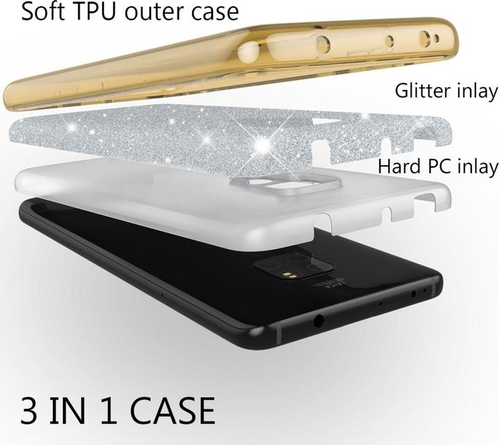 Immagine prodotto Nalia Coperchio del telefono cellulare Glitter (Mate 20)