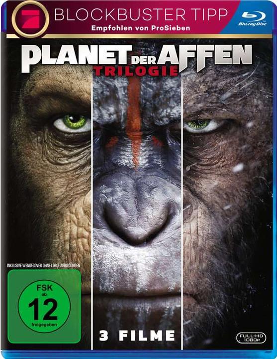 Planet der Affen Trilogie (Blu-ray, 2017, Deutsch)