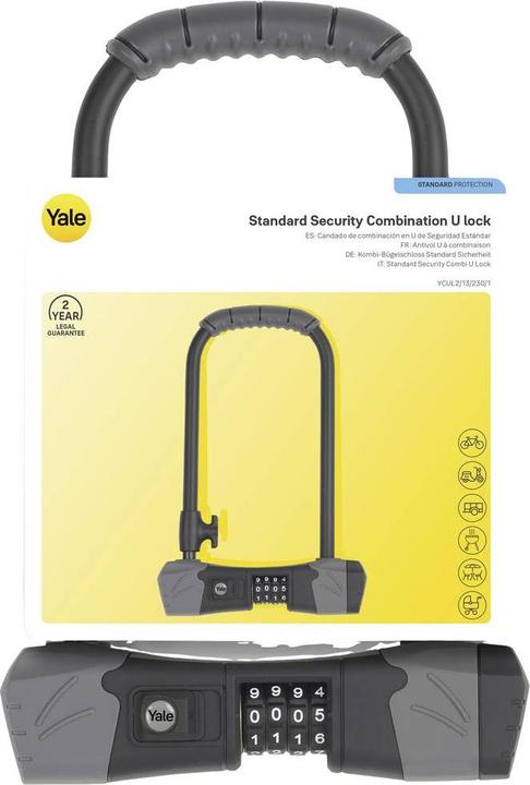 Actual product image Yale Standard Security Bike Lock
