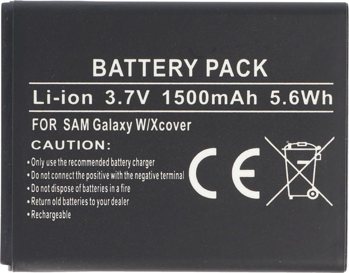 Produktbild Samsung Akku Galaxy W, Galaxy S WiFi 3.6, Galaxy Xcover, Omnia W, Wave 3, GT-i8150