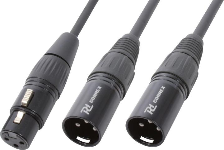 Power Dynamics 3-Pin DMX Splitter (0.50 m, XLR)
