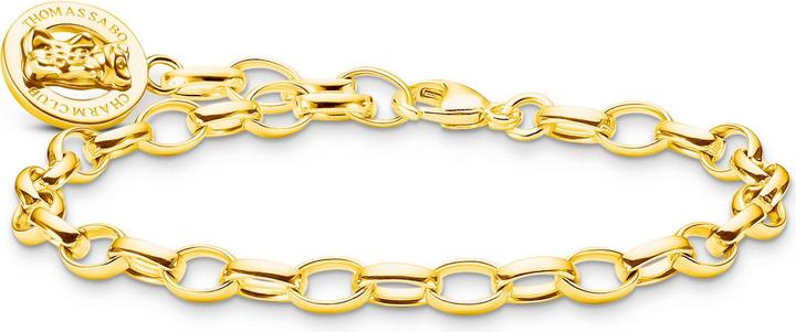 Thomas Sabo Armband (15 cm, 750 Gelbgold Vergoldung, 925 Sterlingsilber)