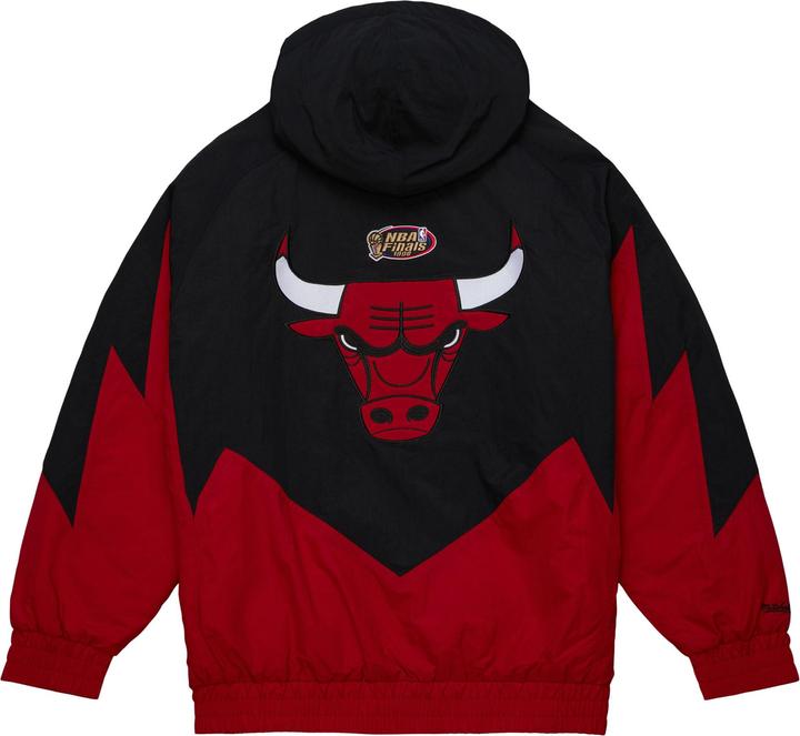 Actual product image Mitchell & Ness full zipped waterproof jacket chicago bulls (XXL)