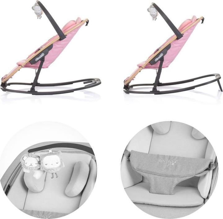 Actual product image Chipolino Babywippe Senso Holzoptik