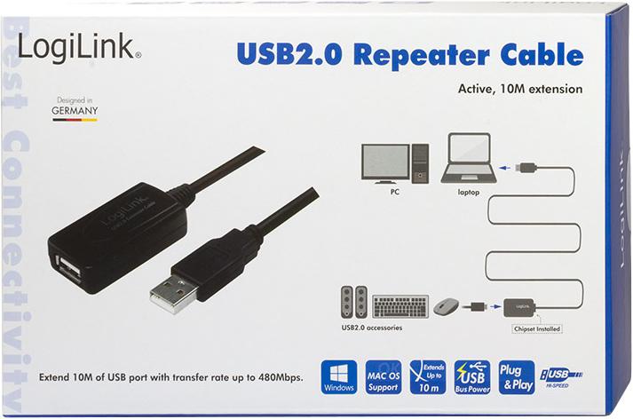Immagine prodotto LogiLink USB A - A (10 m, USB 2.0)