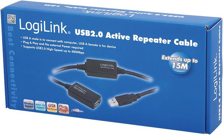 Immagine prodotto LogiLink USB A - A (20 m, USB 2.0)