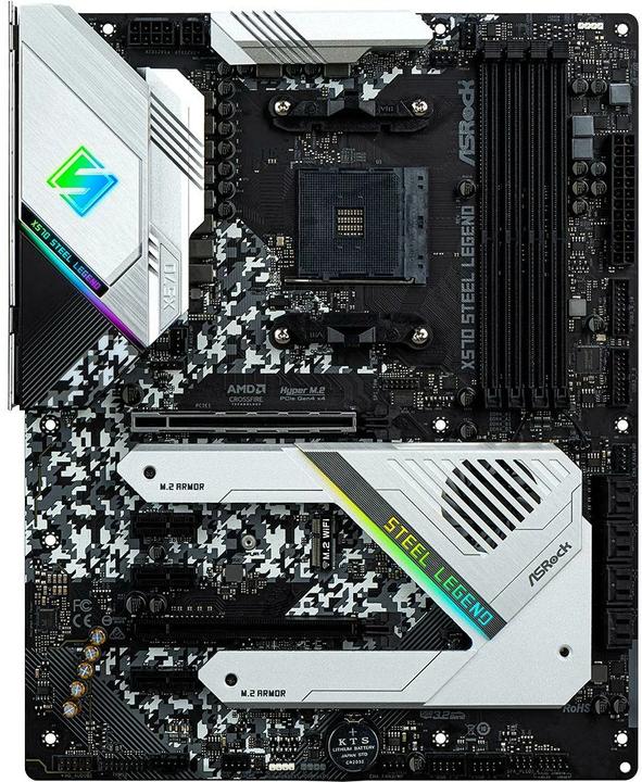 Actual product image AsRock X570 Steel Legend (AM4, AMD X570, ATX)