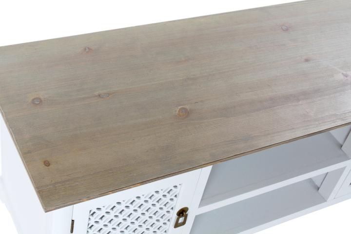 Image du produit DKD Home Decor TV furniture 8424001812066 White Multicolour Light brown Fir 120 x 45 x 58 cm