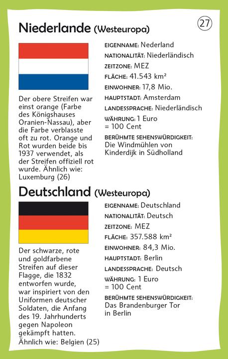 Label énergétique Entdecker-Karten: Flaggen und Länder de (Allemand, 2024)