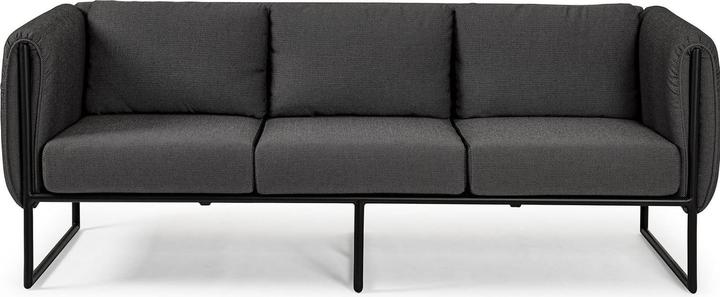 Produktbild Bizzotto Gartensofa 3-Sitzer Pixel anthrazit