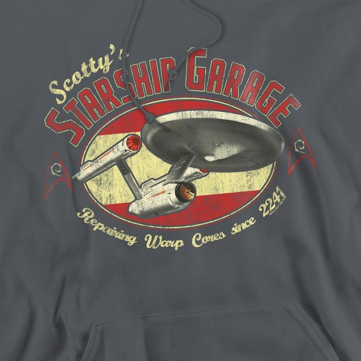 Immagine prodotto Scotty's Garage Felpa con Cappuccio Uomo (XL)
