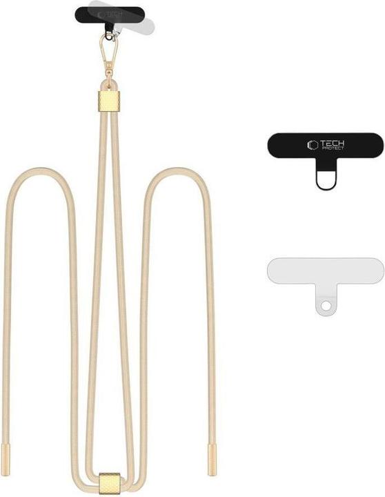 Image du produit Tech-Protect C2S Rope Crossbody Strap Leash - Beige
