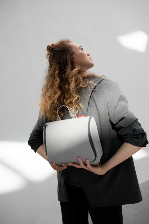 Actual product image reisenthel toiletbag XL herringbone grey (4 l)