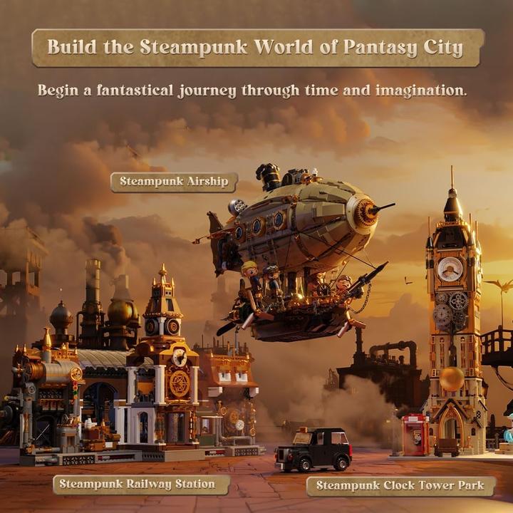Actual product image Pantasy Steampunk Airship