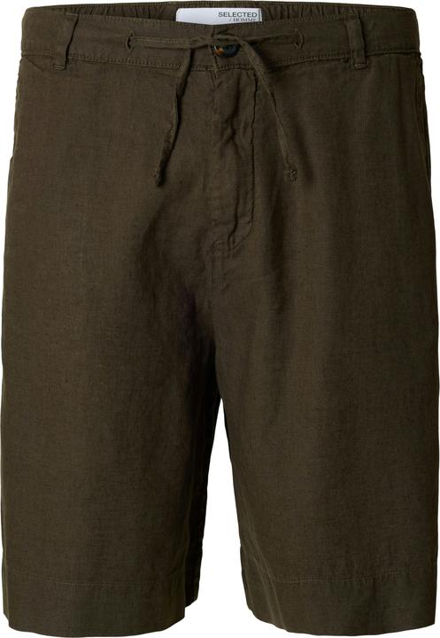 Selected Homme Loose Fit Shorts aus Leinengemisch