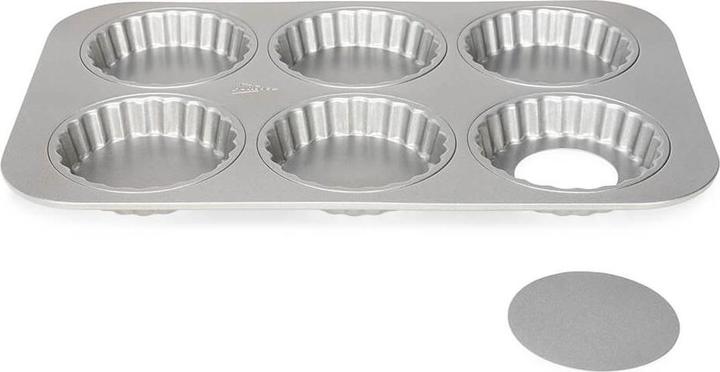 Image du produit Patisse Mini moule à quiche fond libre 6 alvéoles 10cm (10 cm)