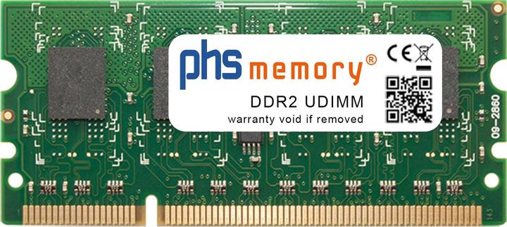 Image du produit PHS-memory 512MB Mémoire RAM pour Kyocera TASKalfa 265ci DDR2 UDIMM 667MHz (Kyocera TASKalfa 265ci, 1 x 512MB)
