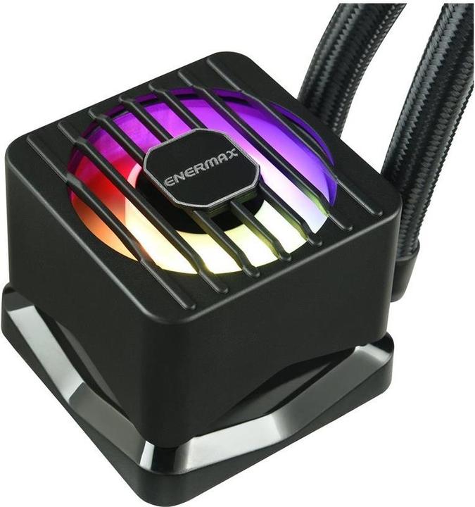 Actual product image Enermax LIQMAXFLO SR 360mm CPU AIO liquid cooler - Xtreme dual chamber PWM pump