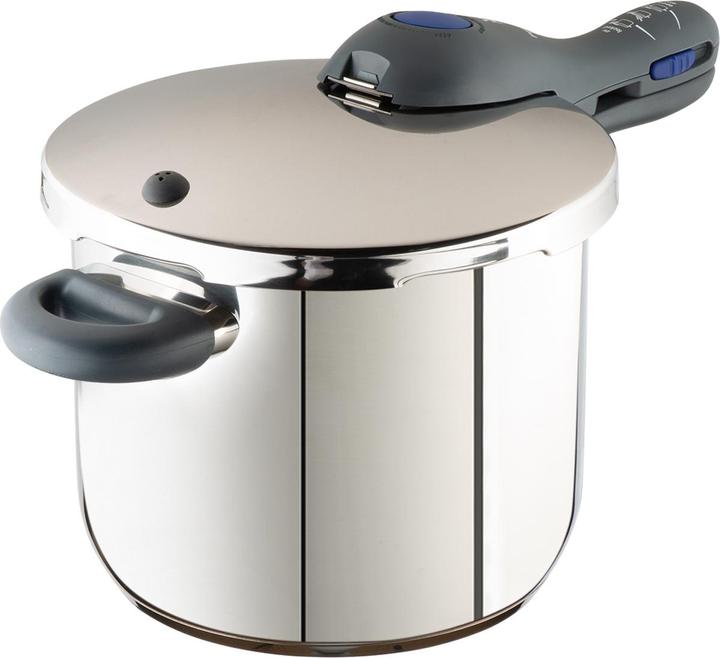 Produktbild WMF Schnellkochtopf 3,0l Dampfkochtopf Perfect Plus Induktion Edelstahl 18/10 (22 cm, Dampfkochtopf, Edelstahl)