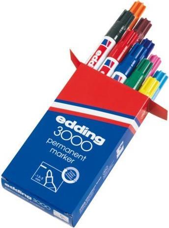 Actual product image Edding 3000 (Multicoloured, 3 mm, 10 x)