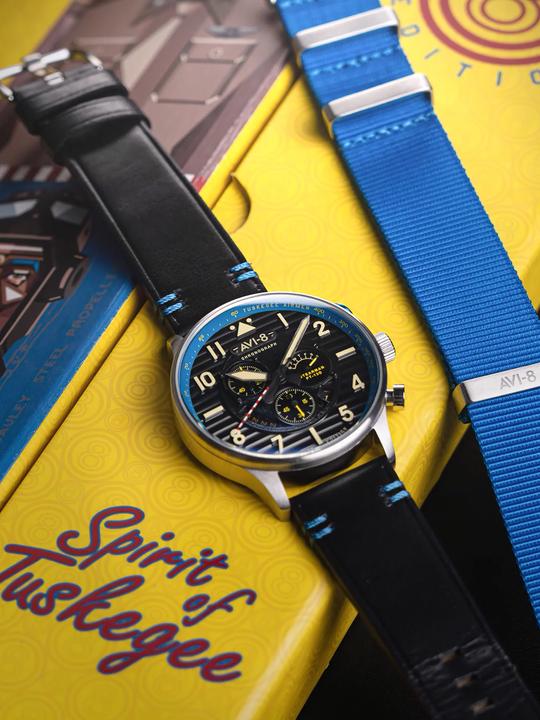 Immagine prodotto AVI-8 AV-4109-03 Flyboy Spirit of Tuskegee Limited (Cronografo)
