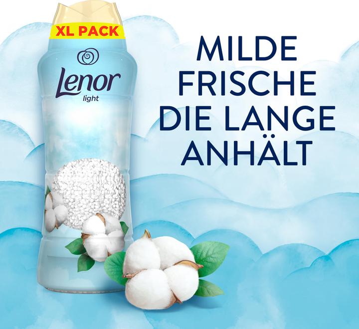 Actual product image Lenor Light Frische Baumwollblüte (90 Washing cycles, Laundry beads)