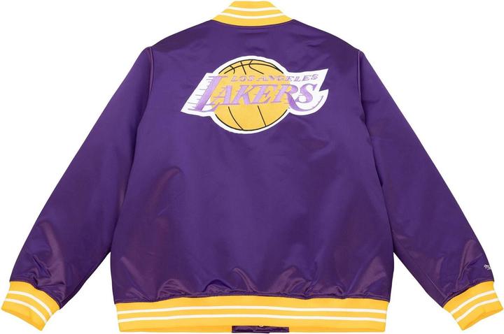 Immagine prodotto Mitchell & Ness NBA Los Angeles Lakers - Giacca in raso pesante Uomo (L)