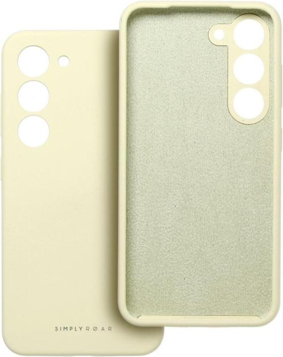 Actual product image Roar Back panel cover case CLOUD SKIN for SAMSUNG A35 5G Light Yellow (Samsung Galaxy A35)