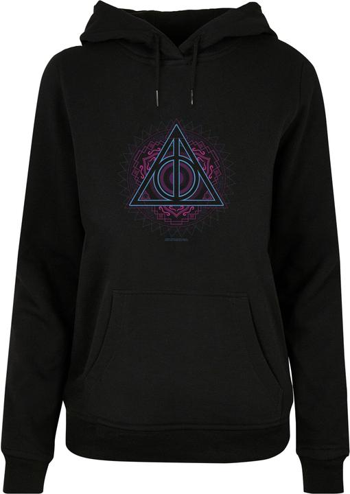 Immagine prodotto Absolute Cult Harry Potter donna - Felpa con cappuccio Basic neon dei Doni della Morte - 114549 (XXL)