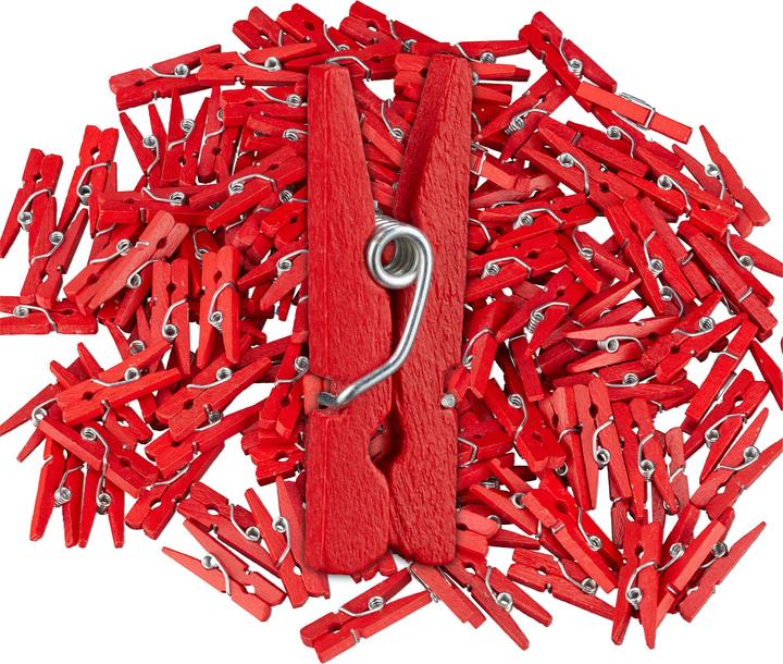 Actual product image Relaxdays 400x mini wooden staples