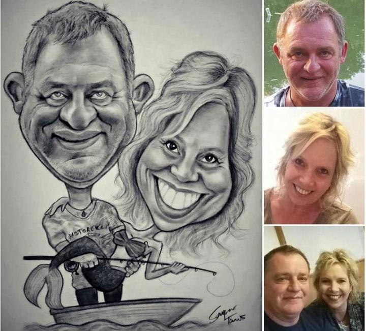 Immagine prodotto Caricature disegnate a mano
