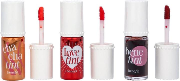 Produktbild BeneFit Cosmetics Lip Tints to Love (Violett, Gold, Rot)
