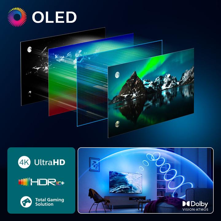Produktbild Philips 77OLED810/12 (77", OLED810, OLED, 4K, 2025)