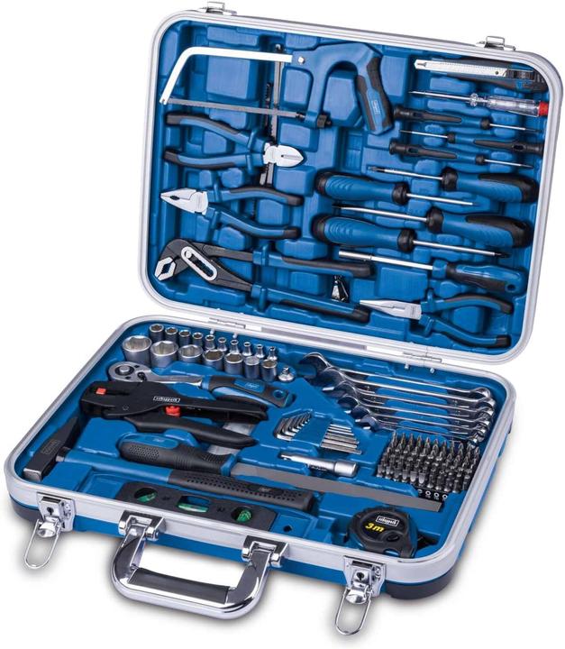 Produktbild Scheppach 173-teiliges Werkzeugkoffer-Set TB173 für Haushalt und Werkstatt (173 Teile)